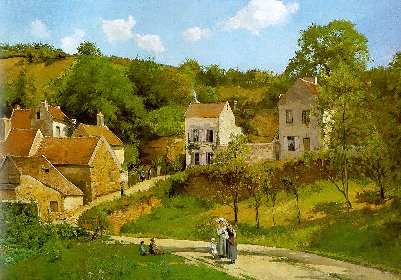 Camille Pissaro The Hermitage at Pontoise Germany oil painting art